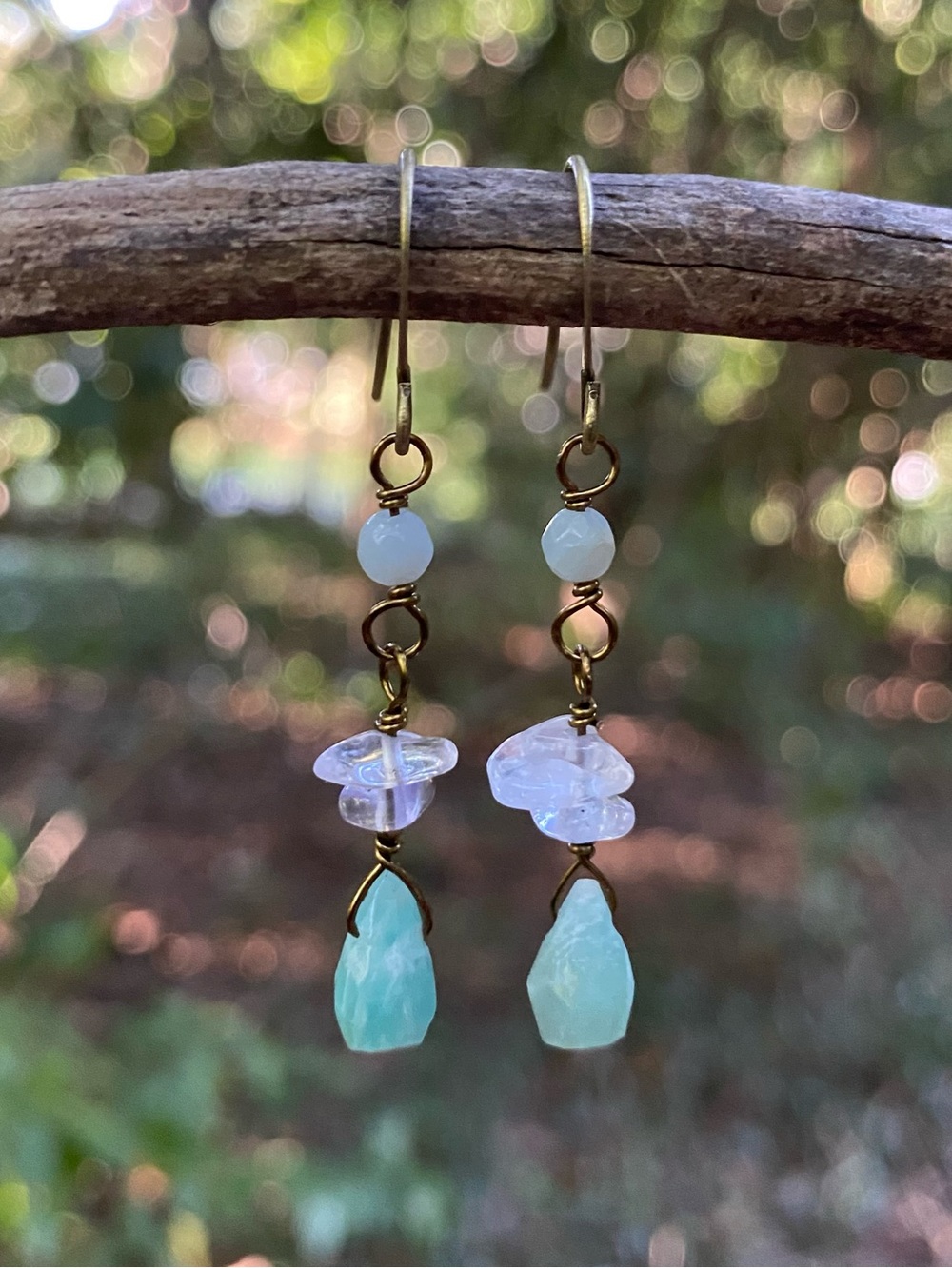 Amazonite Dangle Earrings